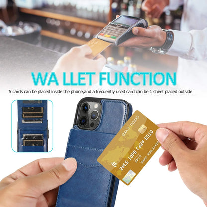 Wallet Case Compatible with Iphone 14 Pro Max, Card Holder Flip Cover, Navy Blue