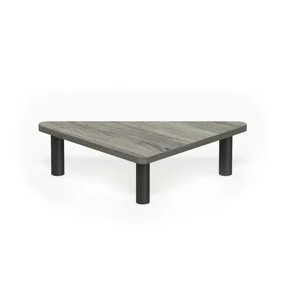 Turn-N-Tube Corner Monitor Riser Stand, French Oak Grey/Black