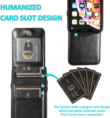 Wallet Case Compatible with Iphone 14 Pro Max, Card Holder Flip Cover, Navy Blue